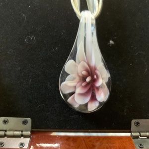 HANDMADE UNIQUE glass necklace ✨🎀
